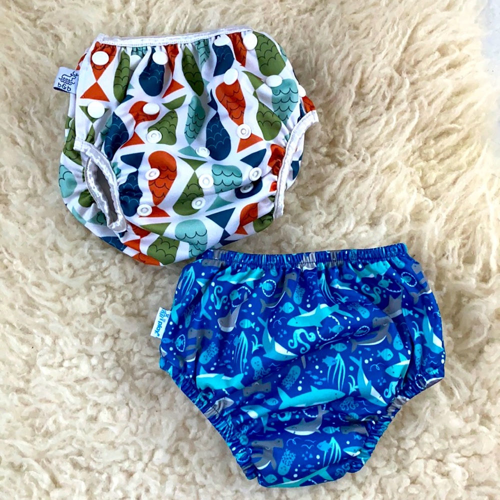 Set of swim diapers 0-36 months